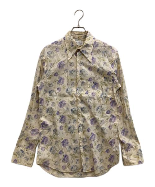 Paul Smith London（ポールスミスロンドン）Paul Smith London (ポールスミスロンドン) 花柄シャツ アイボリー サイズ:Mの古着・服飾アイテム