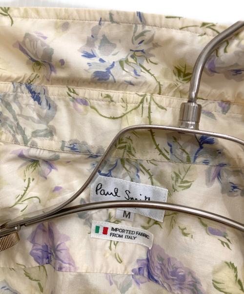 Paul Smith London（ポールスミスロンドン）Paul Smith London (ポールスミスロンドン) 花柄シャツ アイボリー サイズ:Mの古着・服飾アイテム