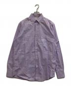 BRUNELLO CUCINELLIブルネロクチネリ）の古着「ボタンダウンシャツ」｜パープル