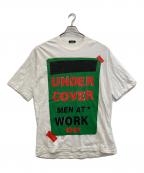 UNDERCOVERアンダーカバー）の古着「MEN AT WORK 1997 BIG TEE」｜ホワイト