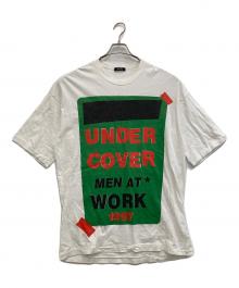 UNDERCOVER（アンダーカバー）の古着「MEN AT WORK 1997 BIG TEE」｜ホワイト