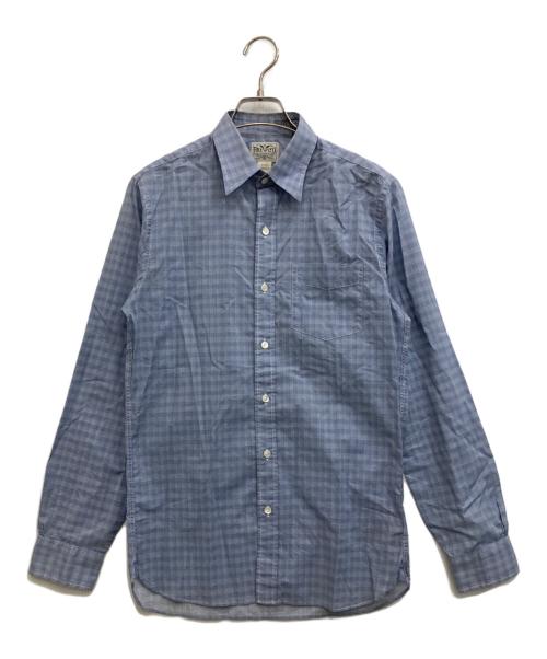 RRL（ダブルアールエル）RRL (ダブルアールエル) チェックシャツ スカイブルー サイズ:SIZE 14 1/2の古着・服飾アイテム