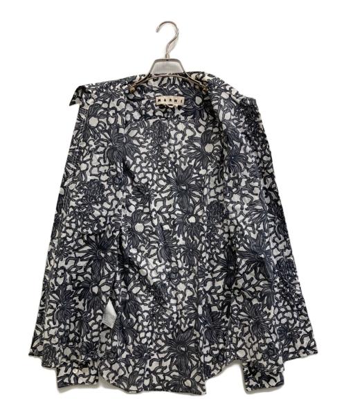 MARNI（マルニ）MARNI (マルニ) 総柄シャツ グレー サイズ:46の古着・服飾アイテム