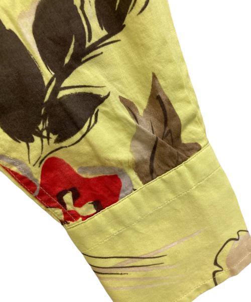 ETRO（エトロ）ETRO (エトロ) ボタニカル柄長袖シャツ 黄緑 サイズ:46の古着・服飾アイテム