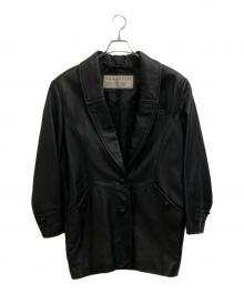 HARAJUKU MOTHER（ハラジュクマザー）の古着「ラムレザージャケット」｜ブラック