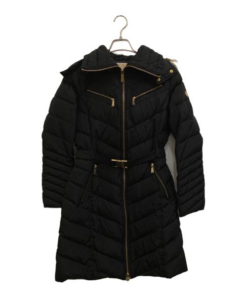 MICHAEL KORS（マイケル・コース）MICHAEL KORS (マイケル・コース) 中綿ロングコート ブラック サイズ:Sの古着・服飾アイテム