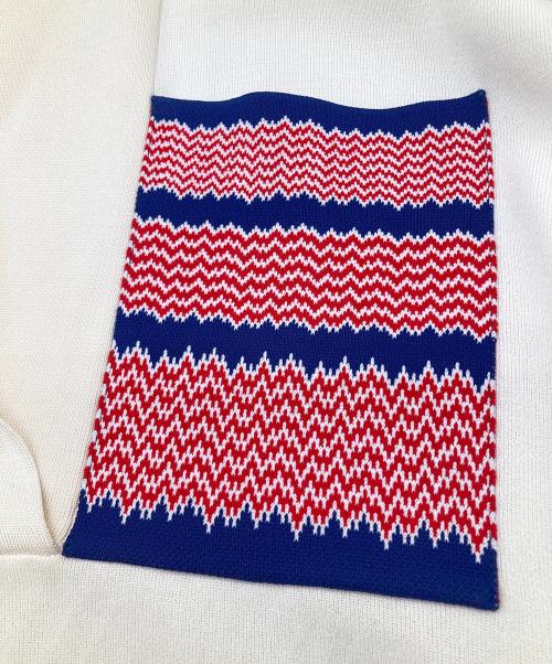 CELINE（セリーヌ）CELINE (セリーヌ) シルク混スキッパーニット アイボリー サイズ:Sの古着・服飾アイテム