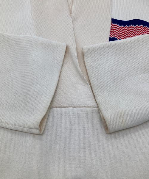 CELINE（セリーヌ）CELINE (セリーヌ) シルク混スキッパーニット アイボリー サイズ:Sの古着・服飾アイテム