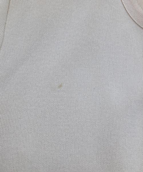 CELINE（セリーヌ）CELINE (セリーヌ) シルク混スキッパーニット アイボリー サイズ:Sの古着・服飾アイテム