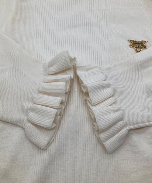 LOUIS VUITTON（ルイ ヴィトン）LOUIS VUITTON (ルイ ヴィトン) ウールニット アイボリー サイズ:XLの古着・服飾アイテム