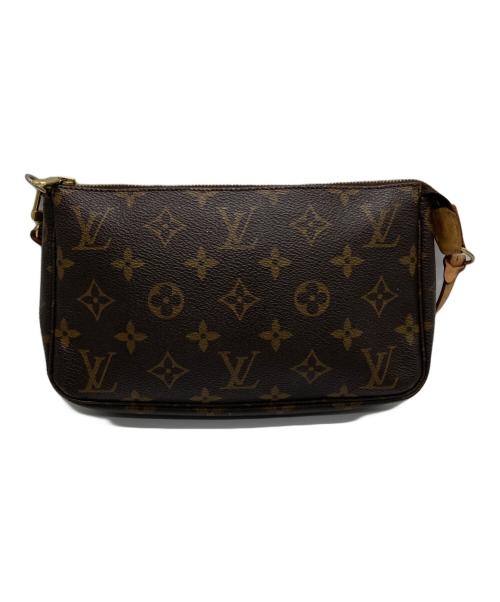 LOUIS VUITTON（ルイ ヴィトン）LOUIS VUITTON (ルイ ヴィトン) ハンドポーチ ブラウンの古着・服飾アイテム