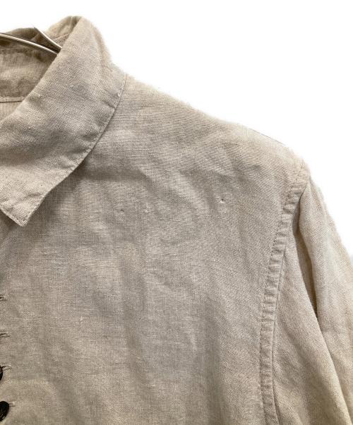 KAPITAL（キャピタル）KAPITAL (キャピタル) リネン燕尾シャツ アイボリー サイズ:XSの古着・服飾アイテム