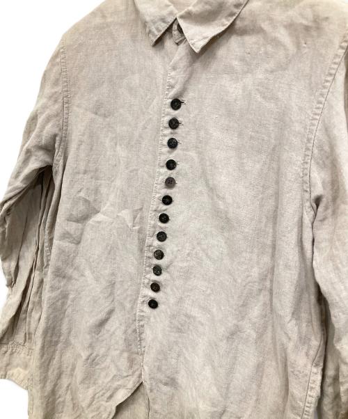 KAPITAL（キャピタル）KAPITAL (キャピタル) リネン燕尾シャツ アイボリー サイズ:XSの古着・服飾アイテム