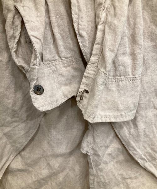 KAPITAL（キャピタル）KAPITAL (キャピタル) リネン燕尾シャツ アイボリー サイズ:XSの古着・服飾アイテム
