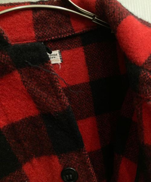 minnesota woolen（ミネソタ ウーレン）minnesota woolen (ミネソタ ウーレン) ヘビーネルシャツ レッド サイズ:-の古着・服飾アイテム