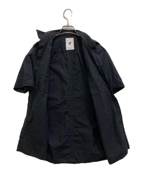 PT TORINO（ピーティートリノ）PT TORINO (ピーティートリノ) 半袖シャツ ブラック サイズ:40の古着・服飾アイテム