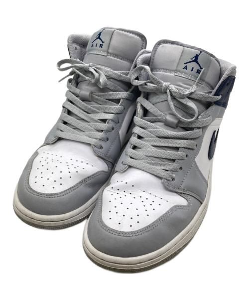 NIKE（ナイキ）NIKE (ナイキ) AIR JORDAN 1 MID グレー サイズ:27.5の古着・服飾アイテム