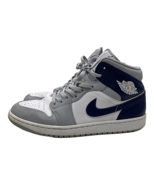 NIKE（ナイキ）NIKE (ナイキ) AIR JORDAN 1 MID グレー サイズ:27.5の古着・服飾アイテム