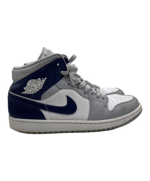 NIKE（ナイキ）NIKE (ナイキ) AIR JORDAN 1 MID グレー サイズ:27.5の古着・服飾アイテム