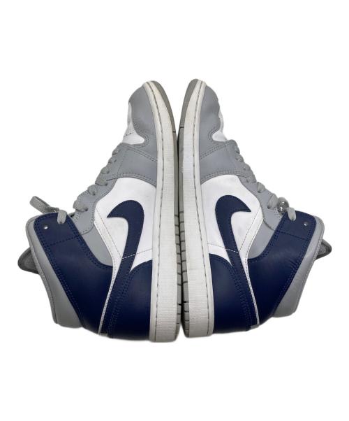 NIKE（ナイキ）NIKE (ナイキ) AIR JORDAN 1 MID グレー サイズ:27.5の古着・服飾アイテム