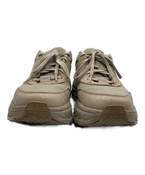 HOKAONEONE（ホカオネオネ）HOKAONEONE (ホカオネオネ) ローカットスニーカー ベージュ サイズ:27の古着・服飾アイテム