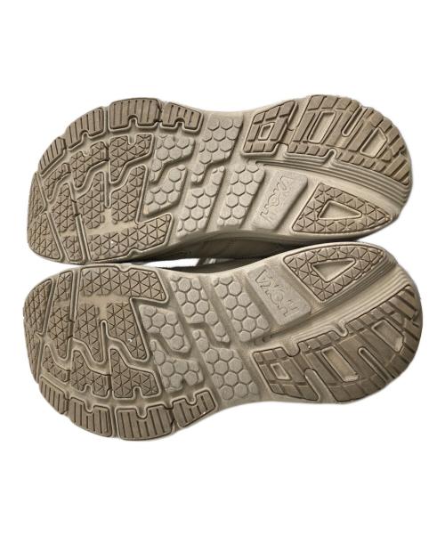 HOKAONEONE（ホカオネオネ）HOKAONEONE (ホカオネオネ) ローカットスニーカー ベージュ サイズ:27の古着・服飾アイテム