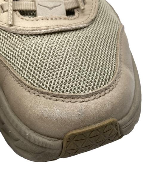 HOKAONEONE（ホカオネオネ）HOKAONEONE (ホカオネオネ) ローカットスニーカー ベージュ サイズ:27の古着・服飾アイテム