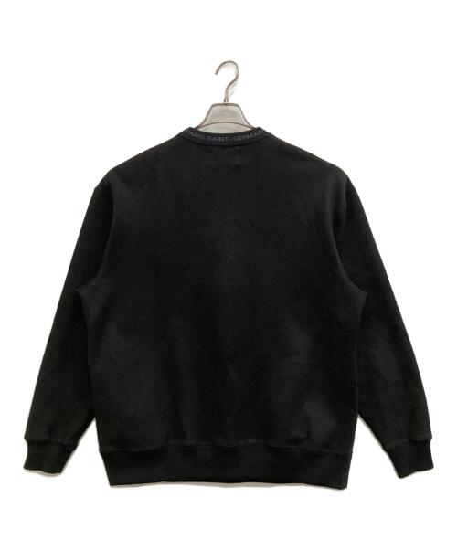 Paris Saint-Germain（パリサンジェルマン）Paris Saint-Germain (パリサンジェルマン) ロゴスウェット ブラック サイズ:Lの古着・服飾アイテム