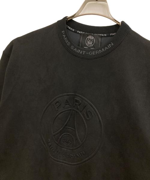 Paris Saint-Germain（パリサンジェルマン）Paris Saint-Germain (パリサンジェルマン) ロゴスウェット ブラック サイズ:Lの古着・服飾アイテム