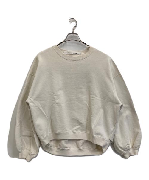 COGTHEBIGSMOKE（コグザビッグスモーク）COGTHEBIGSMOKE (コグザビッグスモーク) パフスリーブスウェット アイボリー サイズ:Fの古着・服飾アイテム