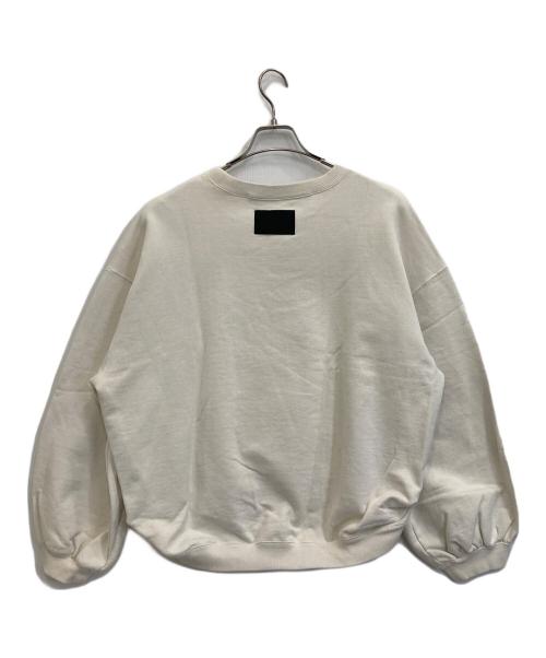 COGTHEBIGSMOKE（コグザビッグスモーク）COGTHEBIGSMOKE (コグザビッグスモーク) パフスリーブスウェット アイボリー サイズ:Fの古着・服飾アイテム