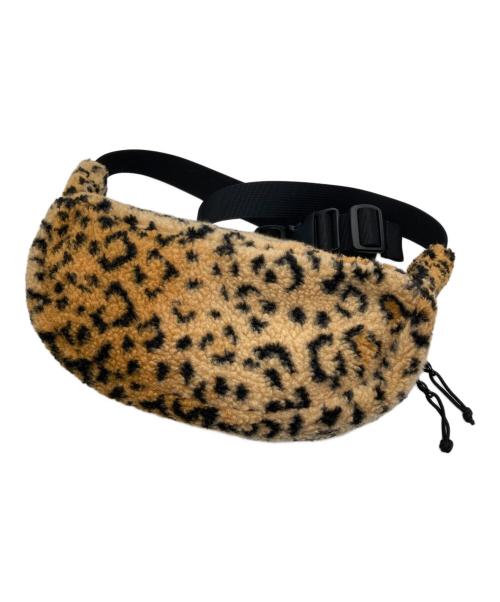 SUPREME（シュプリーム）SUPREME (シュプリーム) Leopard Fleece Waist Bag ブラウンの古着・服飾アイテム