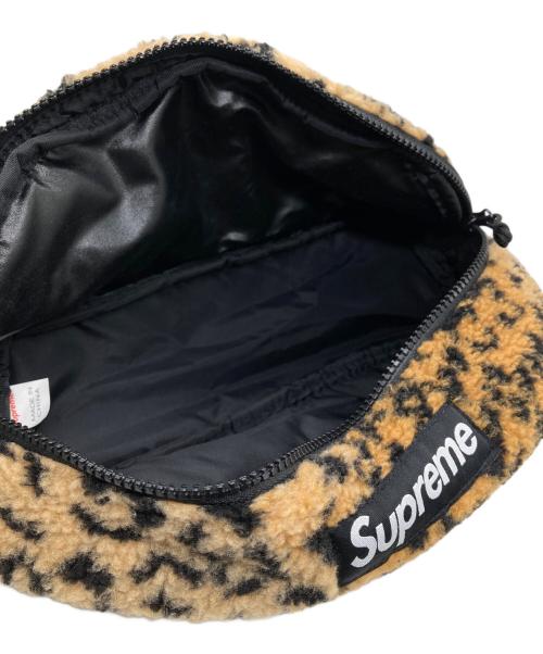 SUPREME（シュプリーム）SUPREME (シュプリーム) Leopard Fleece Waist Bag ブラウンの古着・服飾アイテム