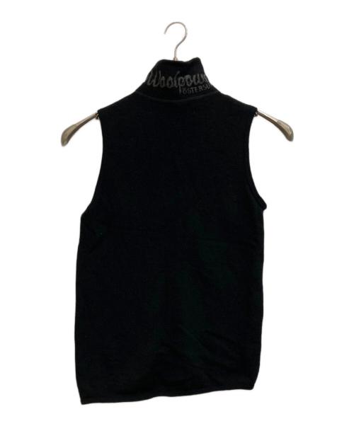 wool power（ウールパワー）wool power (ウールパワー) ニットベスト ブラック サイズ:Sの古着・服飾アイテム
