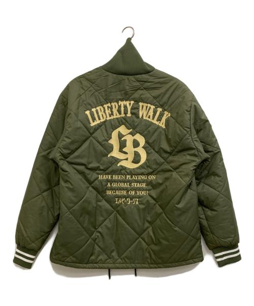 Liberty Walk（リバティーウォーク）LIBERTY WALK (リバティーウォーク) キルティングジャケット オリーブ サイズ:Lの古着・服飾アイテム