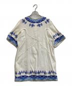 UNDERCOVERアンダーカバー）の古着「半袖ワンピース」｜ホワイト