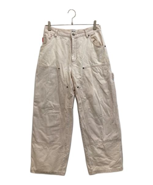 9090（9090）9090 (9090) Double Knee Vintage Pants 9090 アイボリー サイズ:Ｍの古着・服飾アイテム