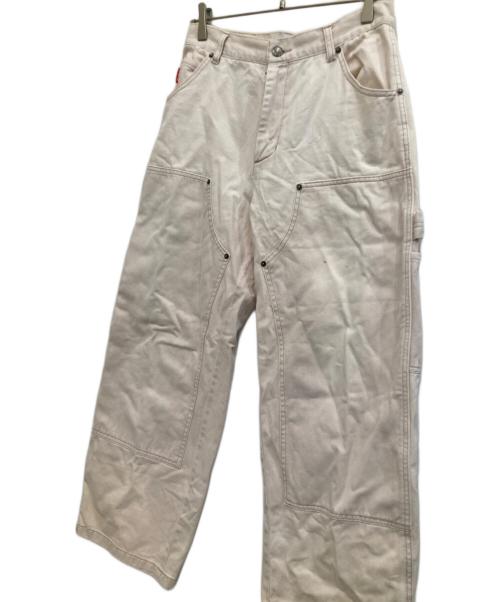 9090（9090）9090 (9090) Double Knee Vintage Pants 9090 アイボリー サイズ:Ｍの古着・服飾アイテム