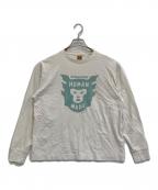 HUMAN MADEヒューマンメイド）の古着「長袖カットソー」｜アイボリー