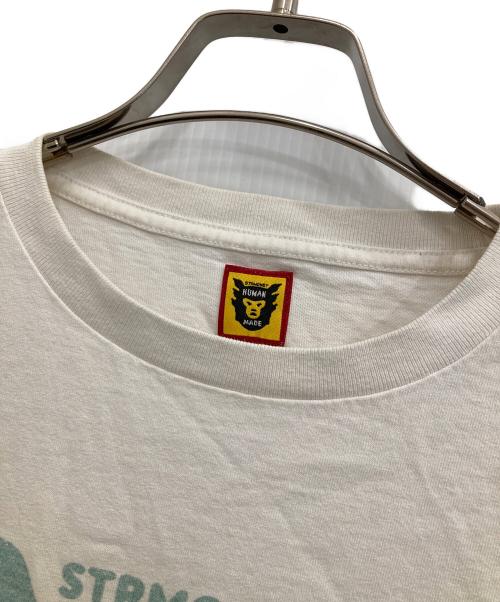 HUMAN MADE（ヒューマンメイド）HUMAN MADE (ヒューマンメイド) 長袖カットソー アイボリー サイズ:Mの古着・服飾アイテム