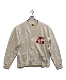 HUMAN MADE（ヒューマンメイド）の古着「ロゴカーディガン」｜ベージュ