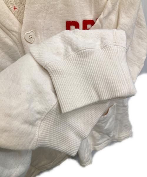 HUMAN MADE（ヒューマンメイド）HUMAN MADE (ヒューマンメイド) ロゴカーディガン ベージュ サイズ:Lの古着・服飾アイテム