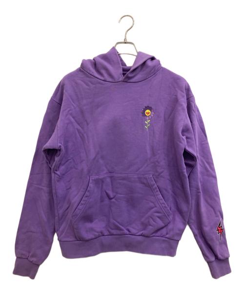 JBalvin（ジェーバルヴィン）JBalvin (ジェーバルヴィン) MURAKAMI TAKASHI (ムラカミタカシ) パーカー パープル サイズ:XSの古着・服飾アイテム