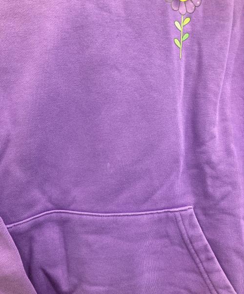 JBalvin（ジェーバルヴィン）JBalvin (ジェーバルヴィン) MURAKAMI TAKASHI (ムラカミタカシ) パーカー パープル サイズ:XSの古着・服飾アイテム