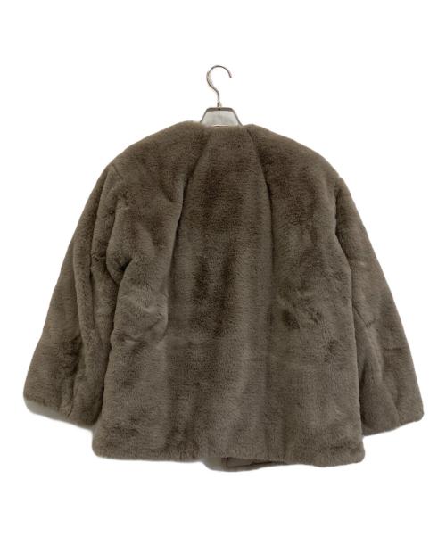 Mila Owen（ミラオーウェン）Mila Owen (ミラオーウェン) リバーシブルブルゾン ブラウンの古着・服飾アイテム