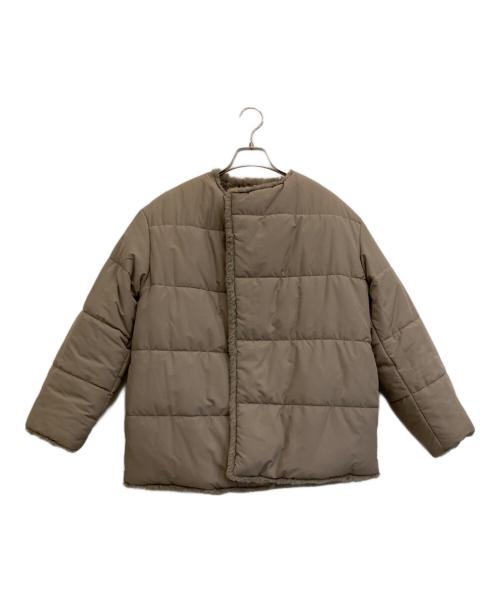 Mila Owen（ミラオーウェン）Mila Owen (ミラオーウェン) リバーシブルブルゾン ブラウンの古着・服飾アイテム