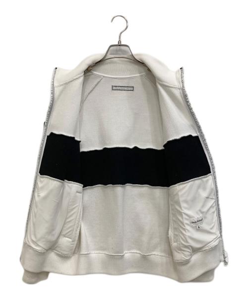 JACK BUNNY（ジャックバニー）JACK BUNNY (ジャックバニー) ニットジャケット ホワイト×ブラック サイズ:SIZE 4の古着・服飾アイテム