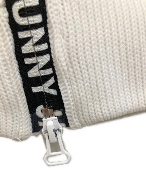 JACK BUNNY（ジャックバニー）JACK BUNNY (ジャックバニー) ニットジャケット ホワイト×ブラック サイズ:SIZE 4の古着・服飾アイテム