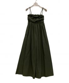 OMMO（オーエムエムオー）の古着「キャミソールオールインワン」｜カーキ