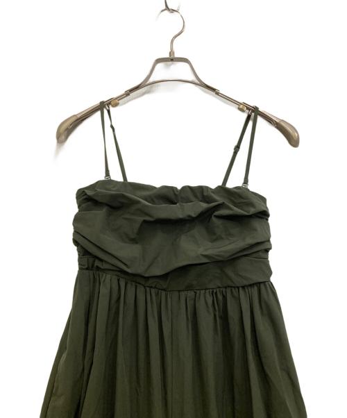 OMMO（オーエムエムオー）OMMO (オーエムエムオー) キャミソールオールインワン カーキ サイズ:36の古着・服飾アイテム